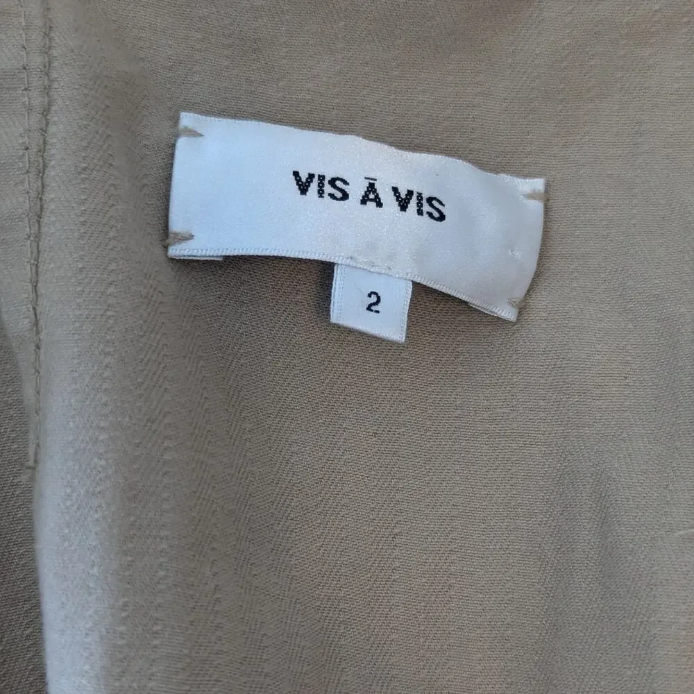 Vis A Vis Military Chore Utility Canvas Jacket, Sz 2 (S US)